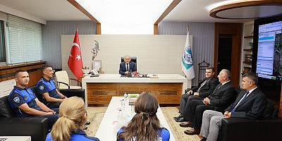 Büyükşehir Zabıtası'ndan Başkan Büyükkılıç'a 196. Yıl Dönümü Ziyareti