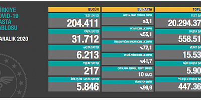 217 kişi daha hayatını kaybetti