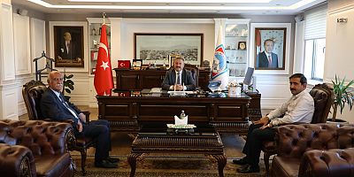 CEM EVİ BAŞKANI ABBAS TAN'DAN PALANCIOĞLU'NA ZİYARET