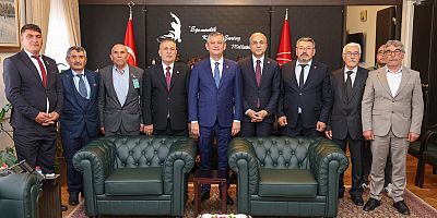 CHP Akkışla teşkilatından Özgür Özel’e ziyaret