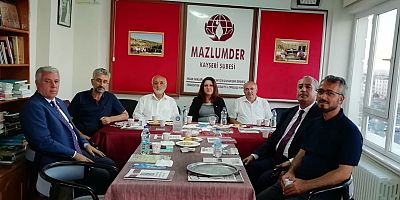CHP HEYETİNDEN MAZLUMDER’E ZİYARET