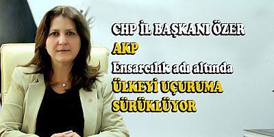 CHP İL BAŞKANI ÖZER  