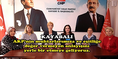 CHP KADIN KOLLARINDAN E? ZAMANLI AIKLAMA