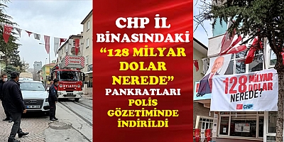 CHP Kayseri  İl ve ilçe Binalarında Polis Gözetiminde O Pankratlar Söküldü