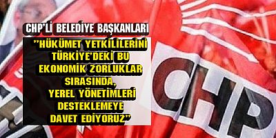 CHP’li 11 belediye başkanından ortak bildiri!