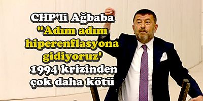CHP'li Ağbaba: 