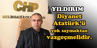 CHP'Lİ YILDIRIM'DAN DİYANET İŞLERİNE TEPKİ