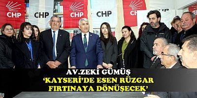CHP Milletvekili Aday Adayı Avukat Zeki Gümüş seçim ofisi açtı
