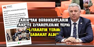 CHP Milletvekili Arık  