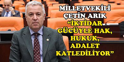CHP MİLLETVEKİLİ ARIK HAVAALANI TAKSİ İHALESİNİ MECLİSE TAŞIDI 