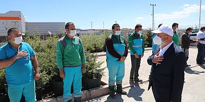 ÇOLAKBAYRAKDAR, SAHA EKİBİYLE BAYRAMLAŞTI