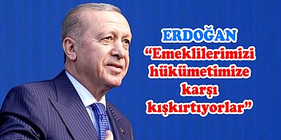 Cumhurbaşkanı Erdoğan: Emekliler üzerinden istismar peşindeler
