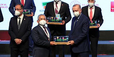 CUMHURBAŞKANI ERDOĞAN KAYSERİ STANDINDA