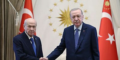 Cumhurbaşkanı Erdoğan, MHP Genel Başkanı Bahçeli’yi kabul etti