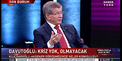 Davutoğlu: Bahçeli küçük aklıyla altılı masanın içerisine fitne sokmaya çalışıyor!