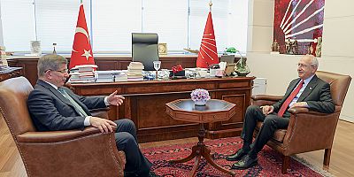 Davutoğlu'dan Kılıçdaroğlu'na ziyaret