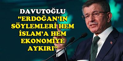 Davutoğlu'ndan enflasyon yorumu: 2002'de bile böyle bir tablo yoktu