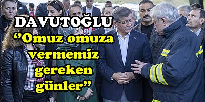 Davutoğlu Rize programını iptal ederek Bartın’a geçti