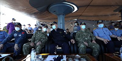 DENİZKURDU-2021 TATBİKATINI 25 ÜLKE TEMSİLCİSİ İZLEDİ