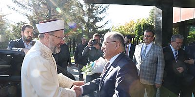 Diyanet İşleri Başkanı Erbaş'tan Başkan Büyükkılıç'a Ziyaret