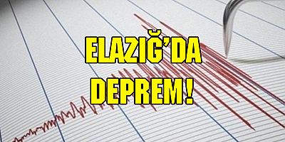 Elazığ'da 4,2 büyüklüğünde deprem
