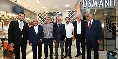 Elitaş ve Büyükkılıç'tan Kazancılar Çarşısı Esnafına Ziyaret