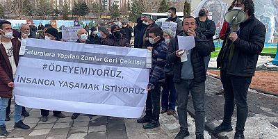 EMEP'LİLER ANAYURT MEYDANI’NDA ZAMLI FATURA YAKTİ