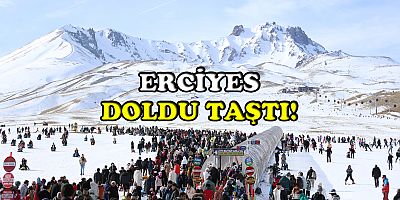 Erciyes Kayak Merkezi, Hafta Sonu 70 Bin Ziyaretçi Ağırladı