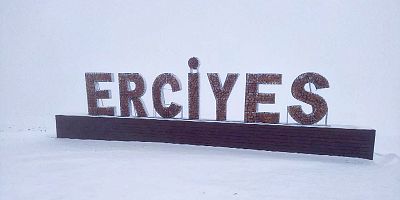 ERCİYES, SONBAHARDA BEYAZA BÜRÜNDÜ