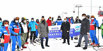 GÜVENLİ KAYAK MERKEZİ ERCİYES’TE KAYAK SEZONU AÇILDI