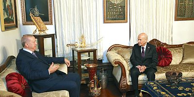 Erdoğan Bahçeli'yi ziyaret etti