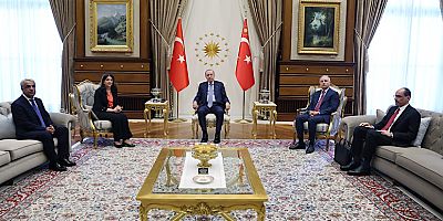 Erdoğan, DEM Parti heyetini kabul etti