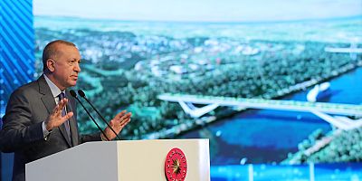 Erdoğan: ''Kanal İstanbul'u yaklaşık 15 milyar dolarlık bir maliyetle altı yıl içinde tamamlamayı hedefliyoruz''