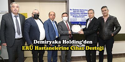 ERÜ Hastanelerine Cihaz Desteği
