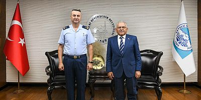 Garnizon Komutanı Taşan'dan Başkan Büyükkılıç'a Veda Ziyareti