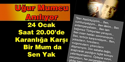 Gazeteci Uğur Mumcu’nun Katledilişinin 28. Yılında Anılıyor!