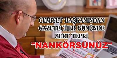 GAZETECİLER GÜNÜNDE SERT TEPKİ  