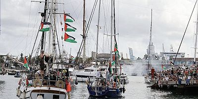 Gazze'ye giden Sumud Filosuna yeni saldırı