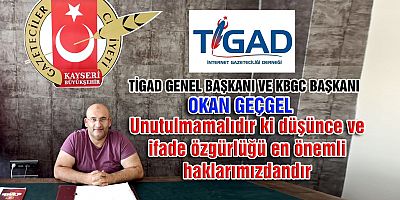 Geçgel , 24 Temmuz Gazeteciler ve Basın Bayramının 112. Yılı dolayısı ile bir açıklama yaptı.
