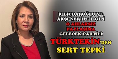 Gelecek Partili Meryem Türktekin'den AK Partili Tuzla Belediye Meclisi üyesine sert tepki