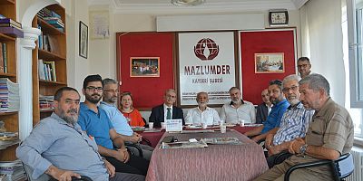 GELECEK PARTİSİNDEN MAZLUMDER’E ZİYARET