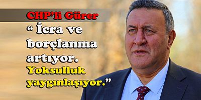 Gürer: “7 ayda 1 milyona yakın kişi daha icralık oldu”
