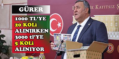 Gürer: “Bayram ikramiyesi, Ramazan kolisi fiyatı karşısında eridi