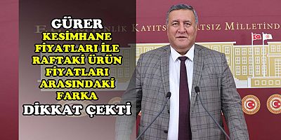 Gürer: “Emekli ve asgari ücretlinin geliri et tüketmeye yetmiyor”