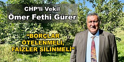 Gürer: “Sigortasız çiftçi sahipsiz kaldı”