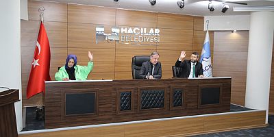  HACILAR BELEDİYE MECLİSİ NİSAN AYI TOPLANTISINI YAPTI