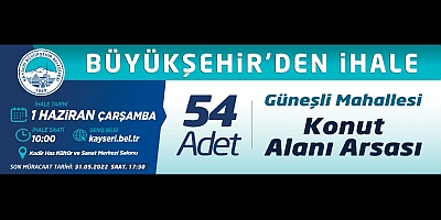 BÜYÜKŞEHİRDEN İHALE