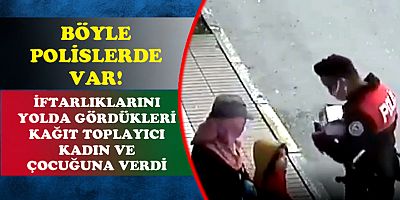 İftarlıklarını Anne ve Çoçuklarına Verdiler  