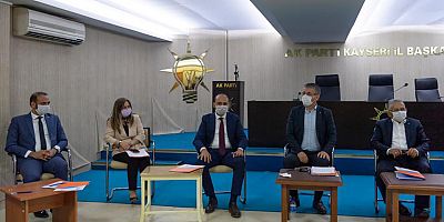 İLÇE BAŞKANLARI İLE İSTİŞARE TOPLANTISI GERÇEKLEŞTİRİLDİ