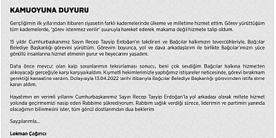 İstifasını Twitter'dan duyurdu